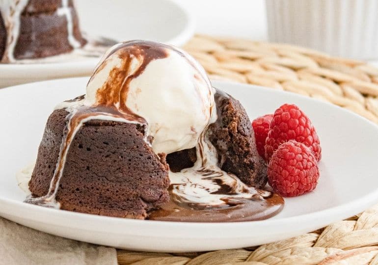 Molten Chocolate Lava Cakes (For Two!) - Simply Scratch