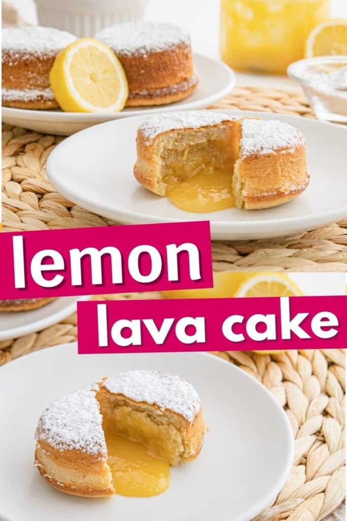 lemon lava cake