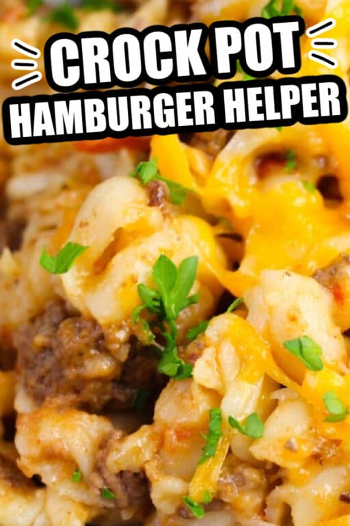 Crock Pot Hamburger Helper Recipe • Bake Me Some Sugar