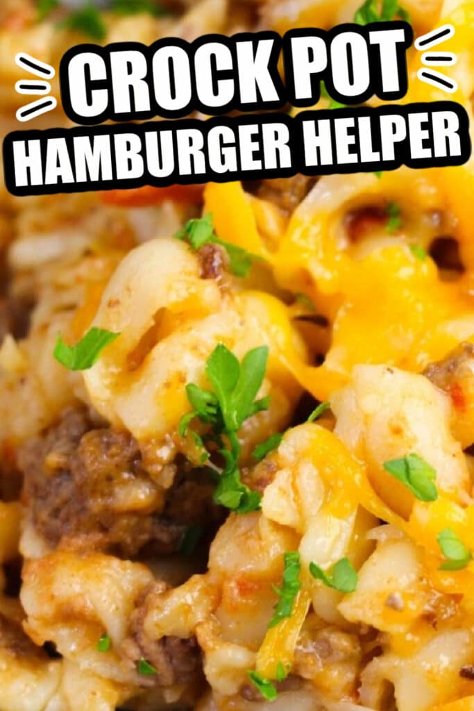 Crock pot hamburger helper