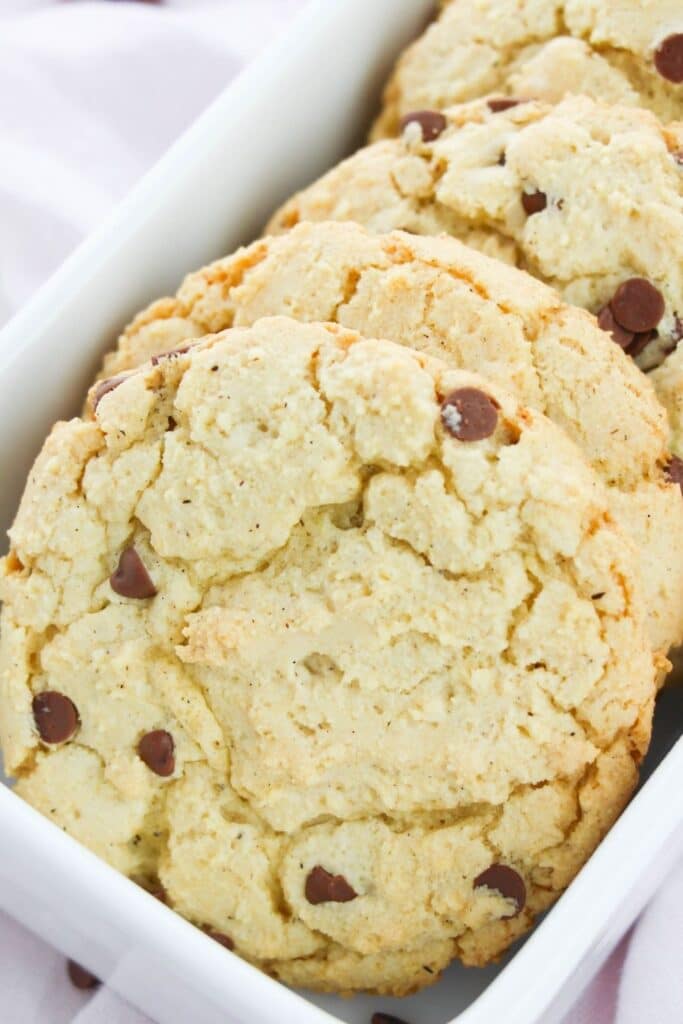 cookies in a tray on counter