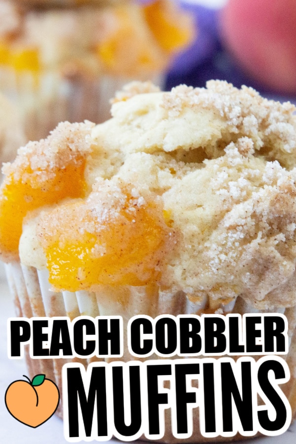 Peach Cobbler Muffins