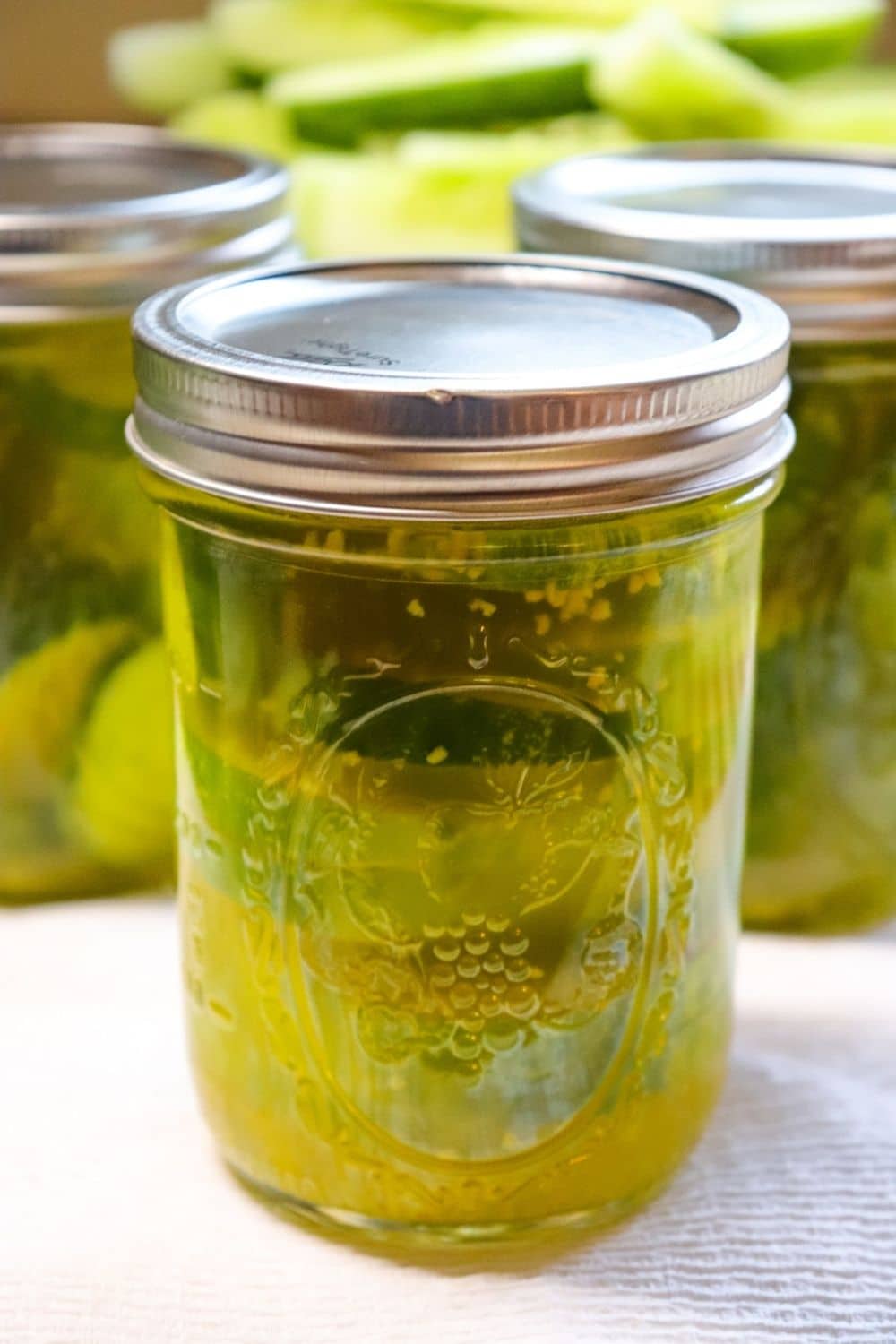 Crunchy Dill Pickle Recipe With Canning Directions • Bake Me Some Sugar