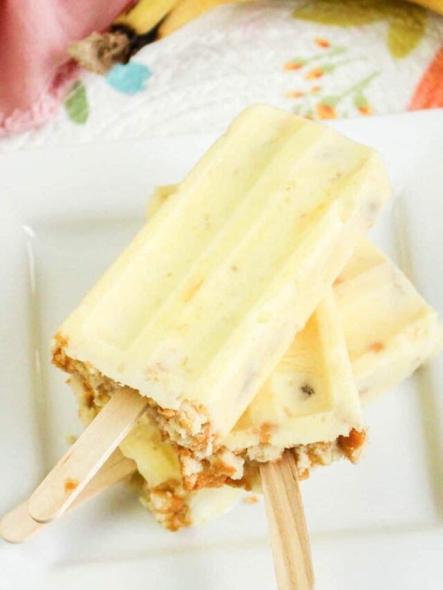 Banana Popsicles Bake Me Some Sugar