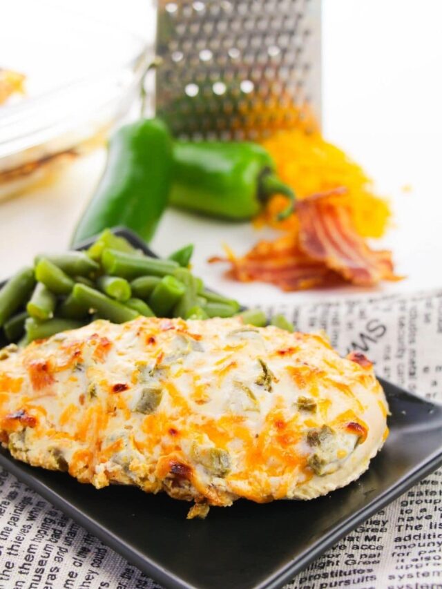 Cheesy Jalapeno Chicken • Bake Me Some Sugar