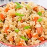 bowl of cauliflower fried rice