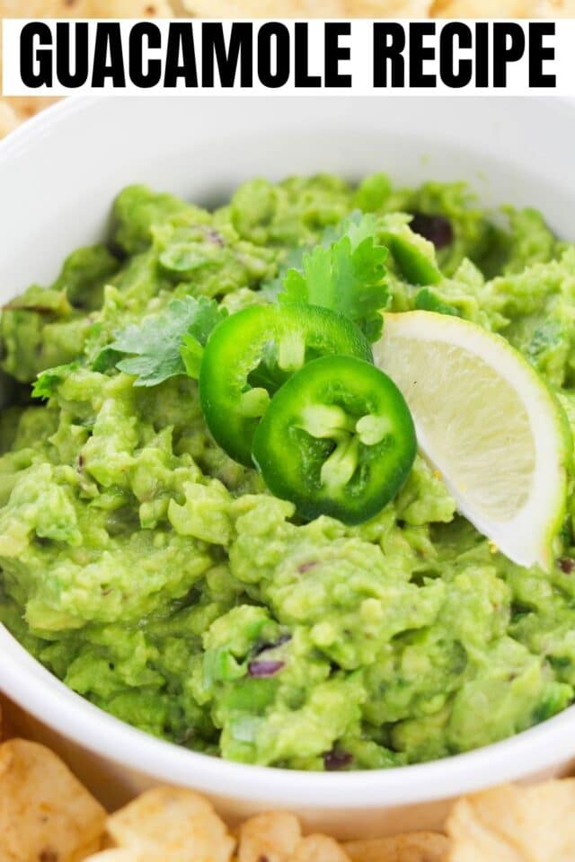 How to Make Homemade Guacamole • Bake Me Some Sugar