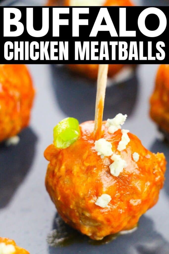 buffalo chicken meatballs