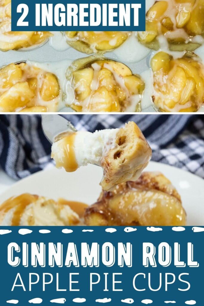 Cinnamon Roll Apple Pie Cups