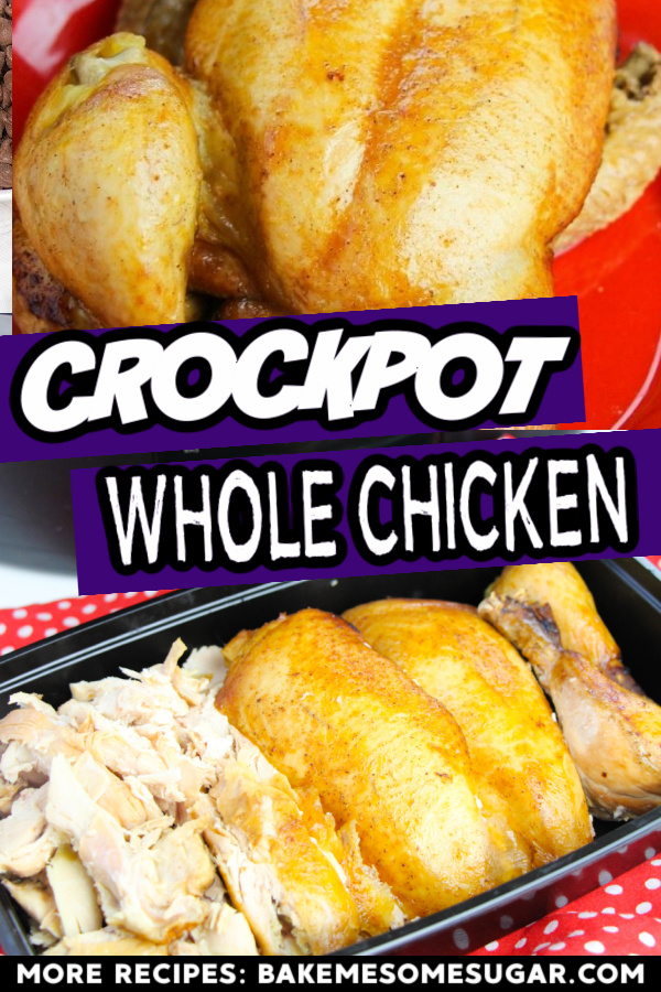 Crockpot whole chicken