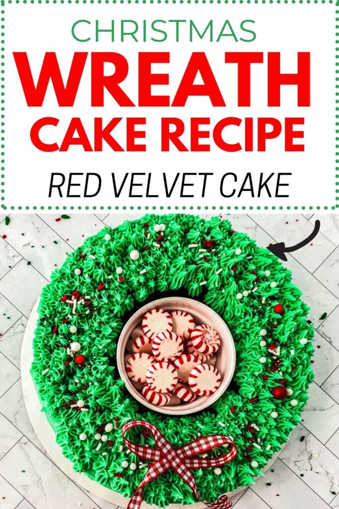 Wreath Cake overhead shot 