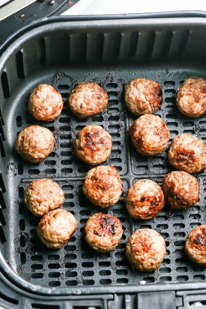 ground beef meatballs in air fryer 