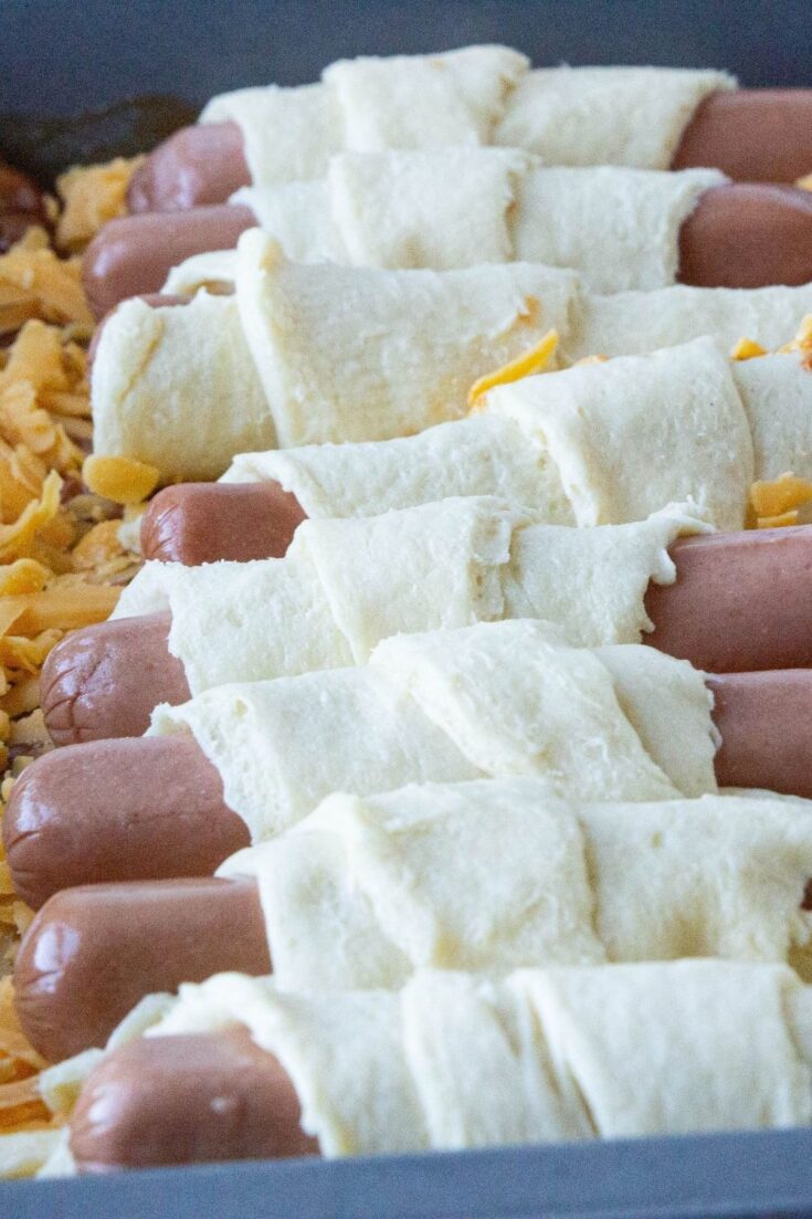 30 Minute Chili Cheese Dog Bake Recipe • Bake Me Some Sugar