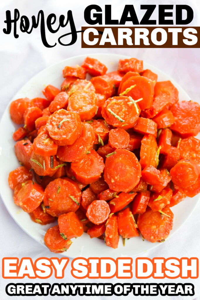 Glazed Carrots on plate 