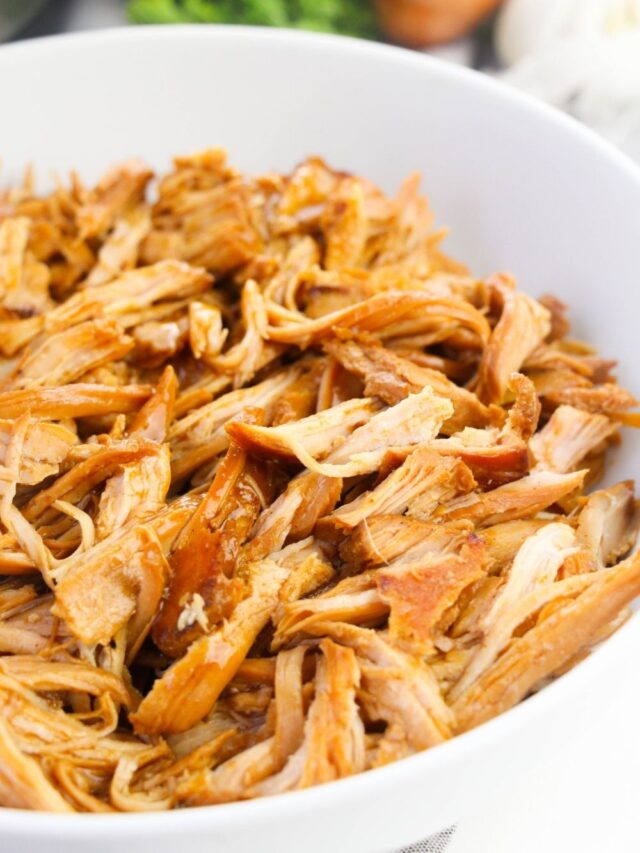 Instant Pot Pulled Chicken Recipe Bake Me Some Sugar