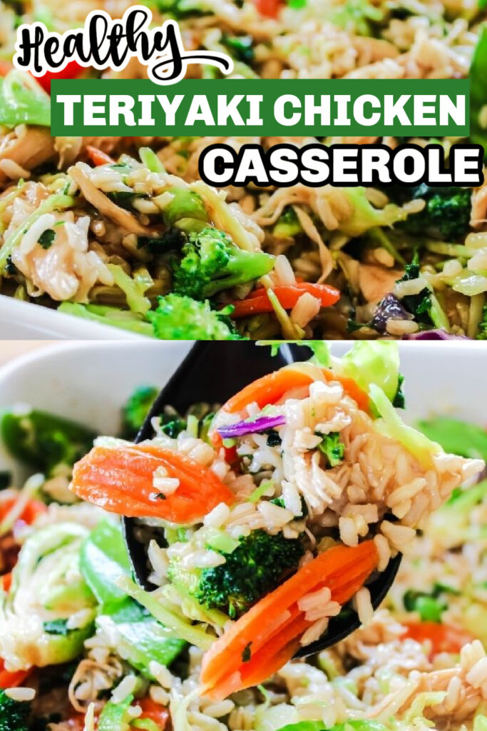 Teriyaki chicken casserole