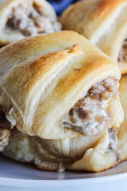 Sausage Cream Cheese Crescent Rolls Recipe • Bake Me Some Sugar