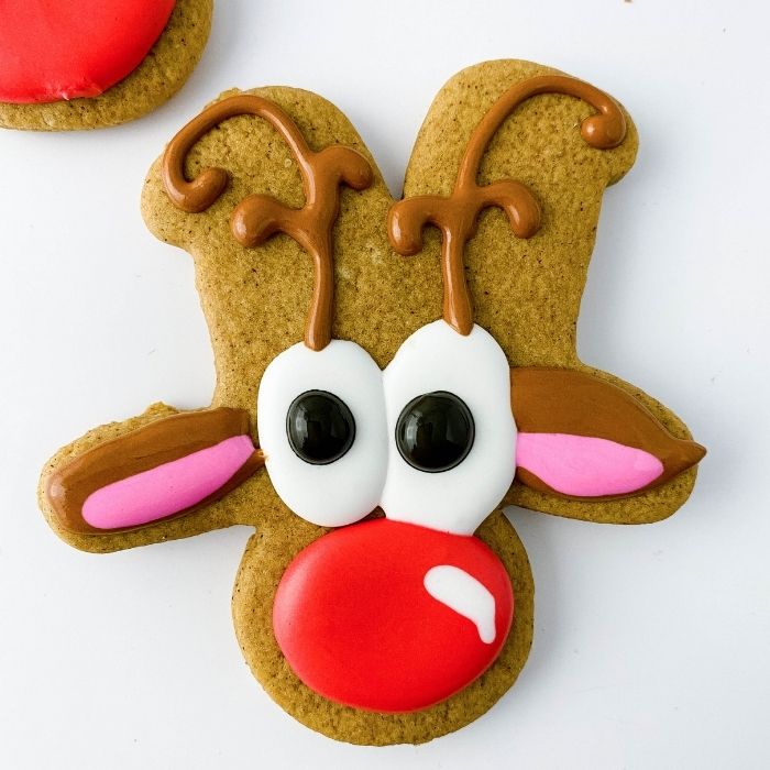 rudolph reindeer cookie 