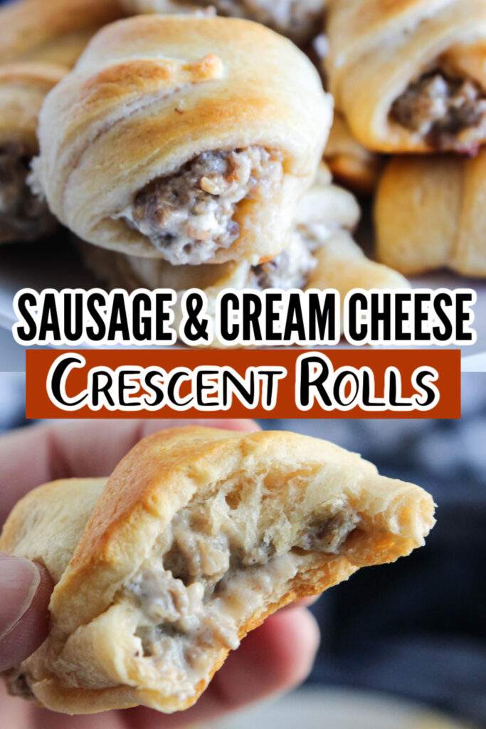 Sausage Cream Cheese Crescent Rolls Recipe - Bake Me Some Sugar