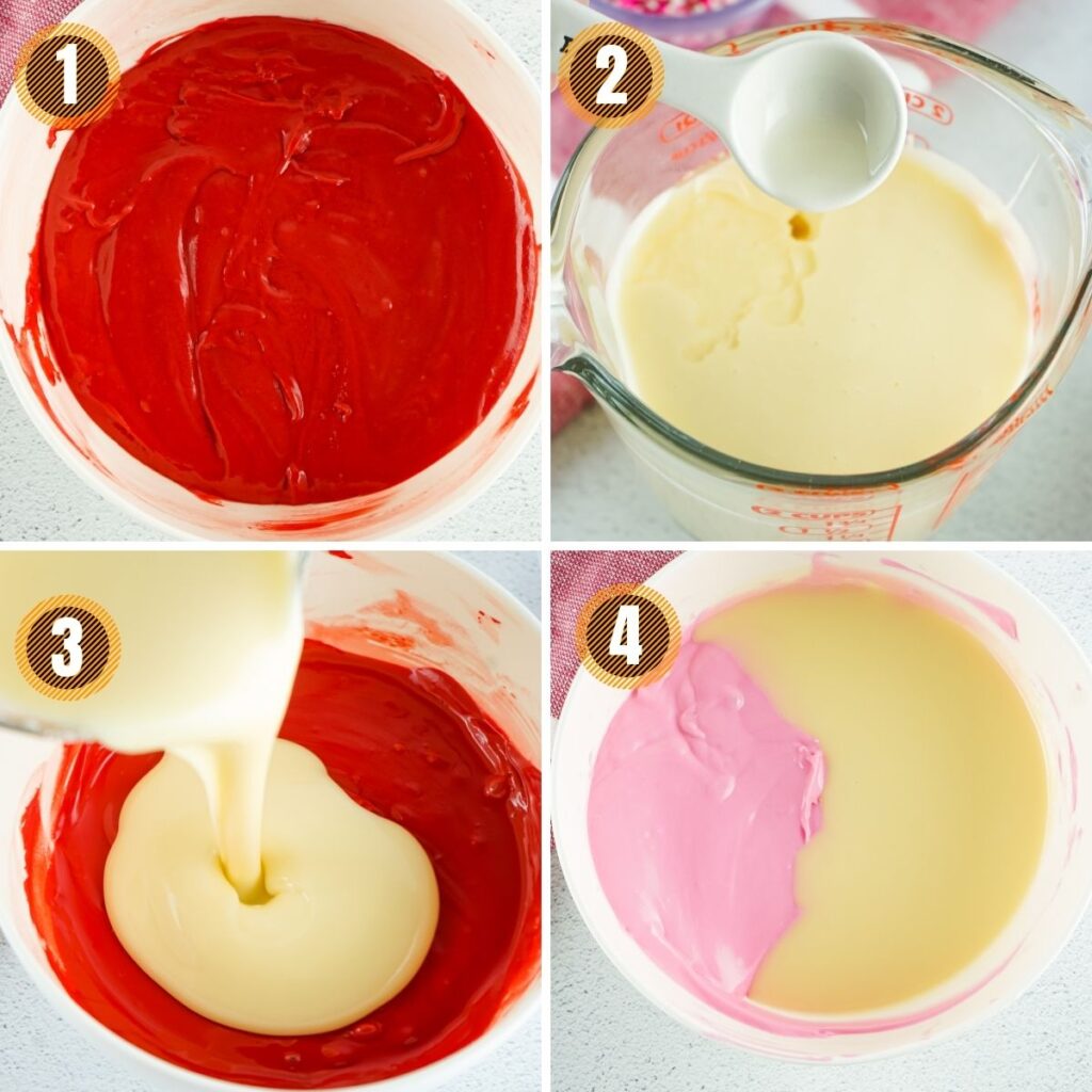 how to make strawberry fudge collage 