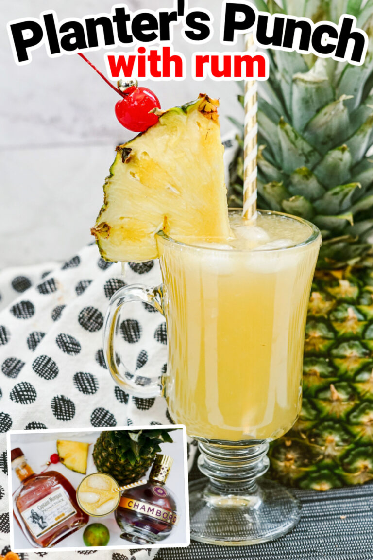 Planter's Punch Recipe A Pineapple Cocktail • Bake Me Some Sugar