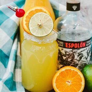 Tequila and Orange Juice Cocktail - Bake Me Some Sugar