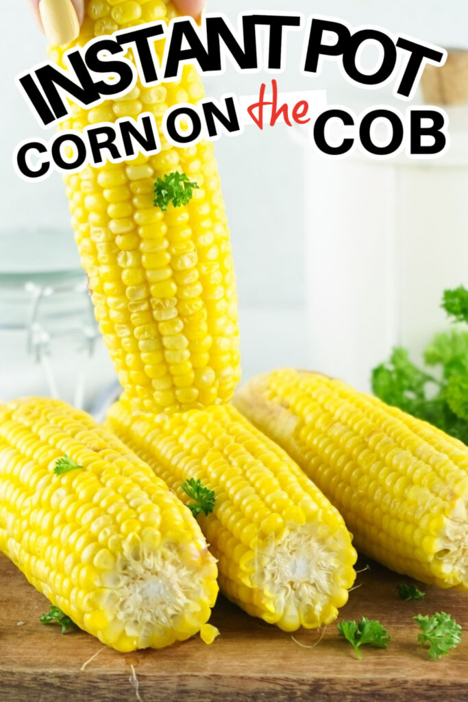 corn on cob on cutting board