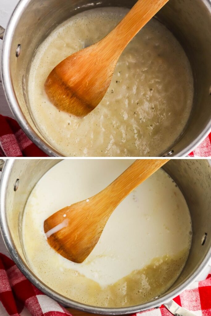 steps on how to make a roux for cheese sauce 