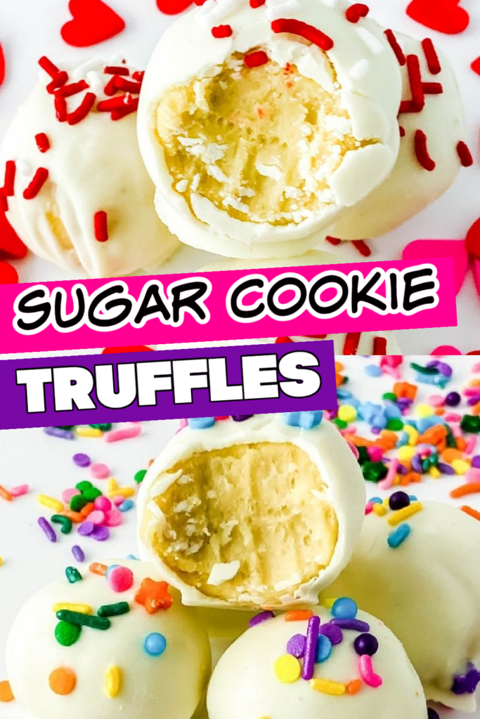 sugar cookie truffles