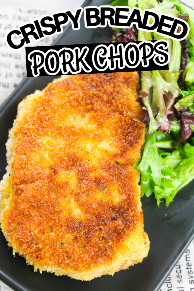 Breaded pork chops