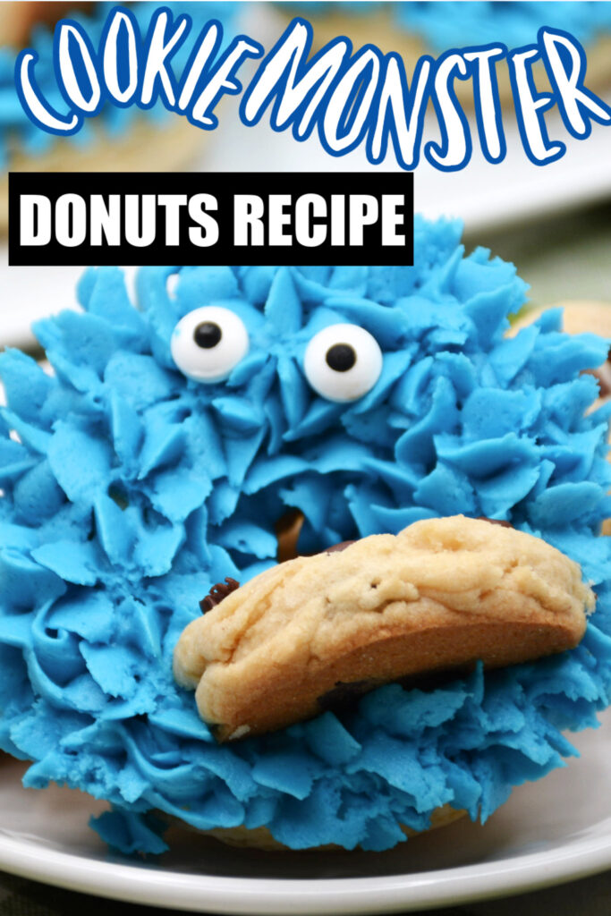 cookie monster donuts
