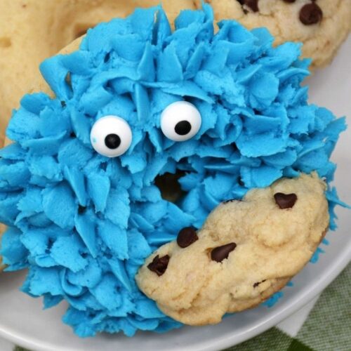 Cookie Monster Donuts Recipe • Bake Me Some Sugar