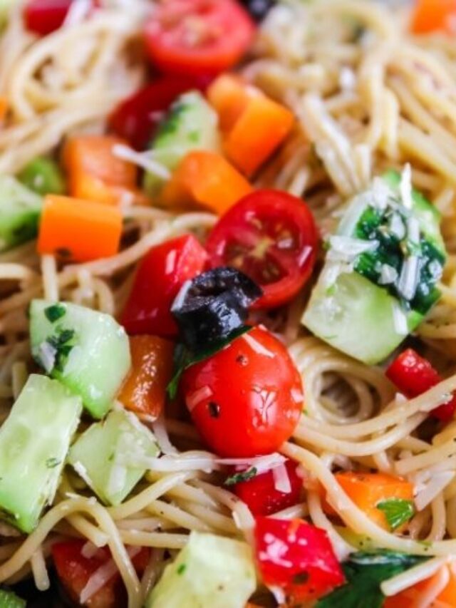 Cold Spaghetti Salad Recipe Story • Bake Me Some Sugar 5042