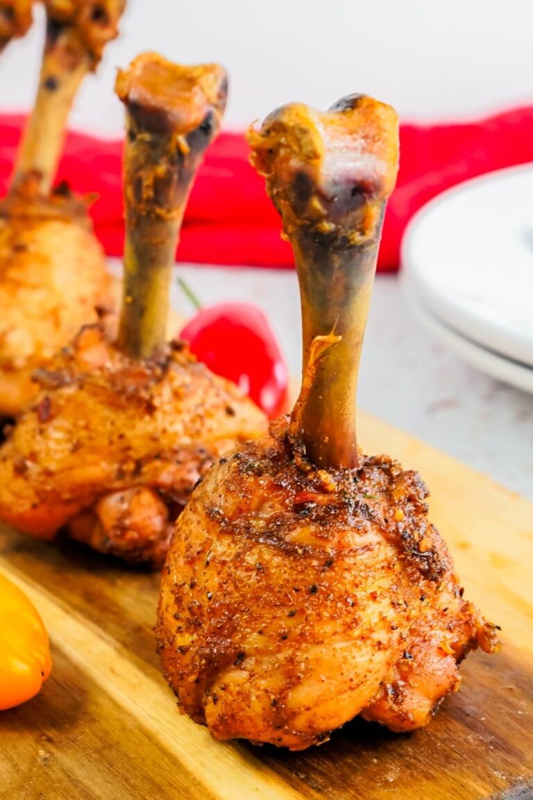 Smoked Chicken Lollipops Recipe • Bake Me Some Sugar