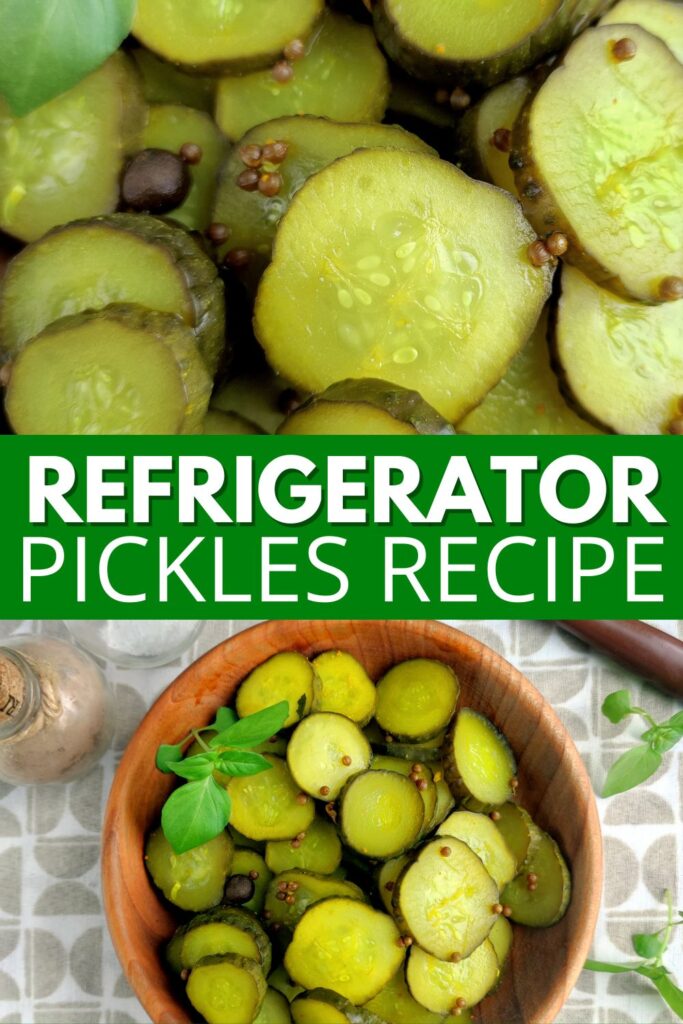 refrigerator pickle in a bowl 