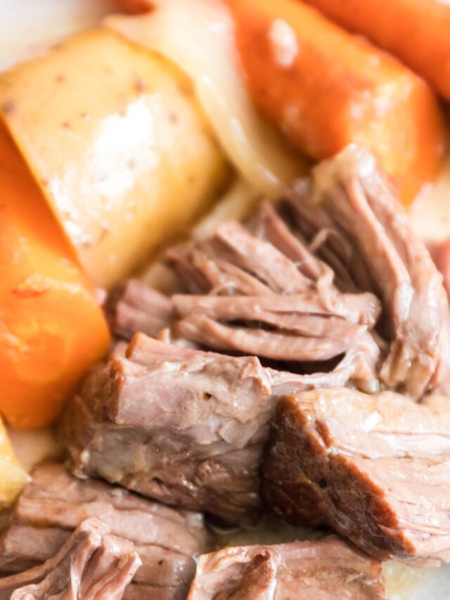 Slow Cooker Pot Roast Recipe Story • Bake Me Some Sugar