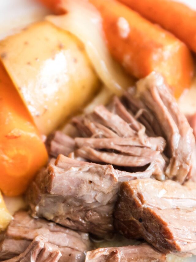 Slow Cooker Pot Roast Recipe Story • Bake Me Some Sugar