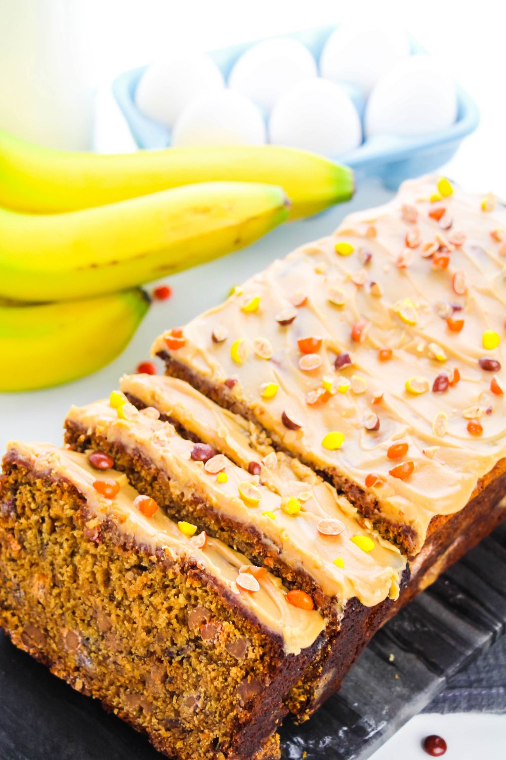 Peanut Butter Banana Bread Recipe • Bake Me Some Sugar