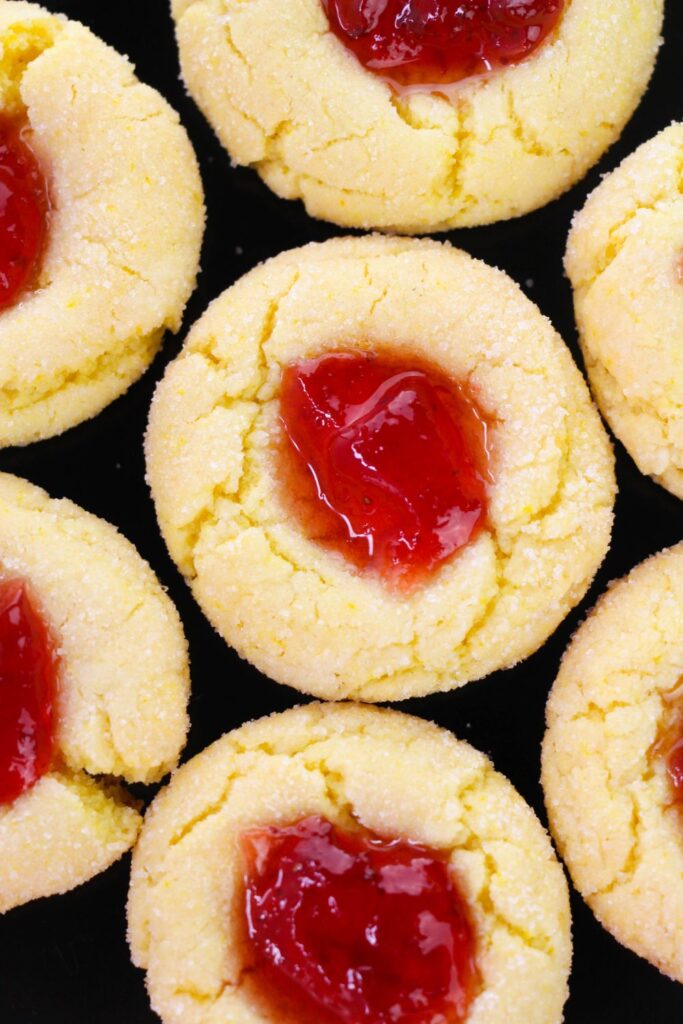 plate with cookies on it