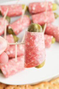 Easy Pickle Roll Ups • Bake Me Some Sugar