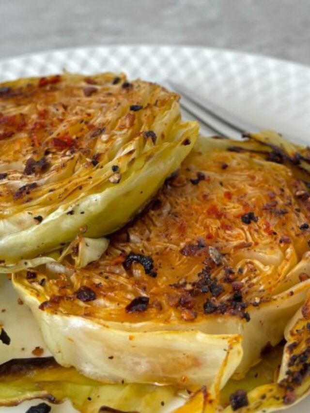 Cabbage Steaks • Bake Me Some Sugar
