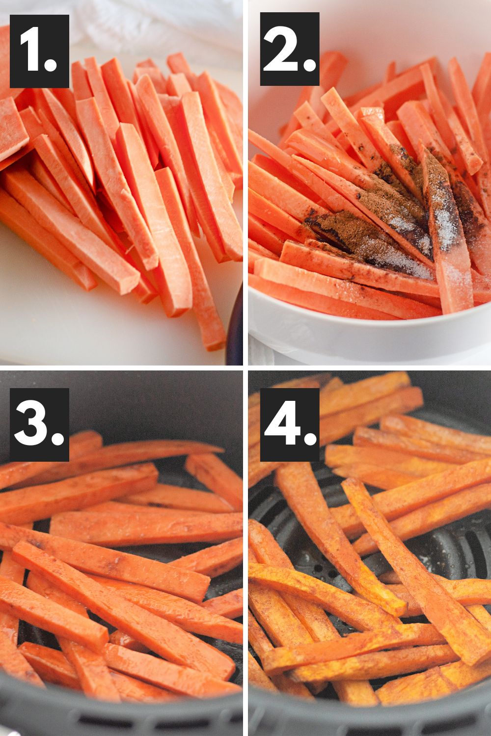 Cinnamon Air Fryer Sweet Potato Fries with Marshmallow Dip • Bake Me