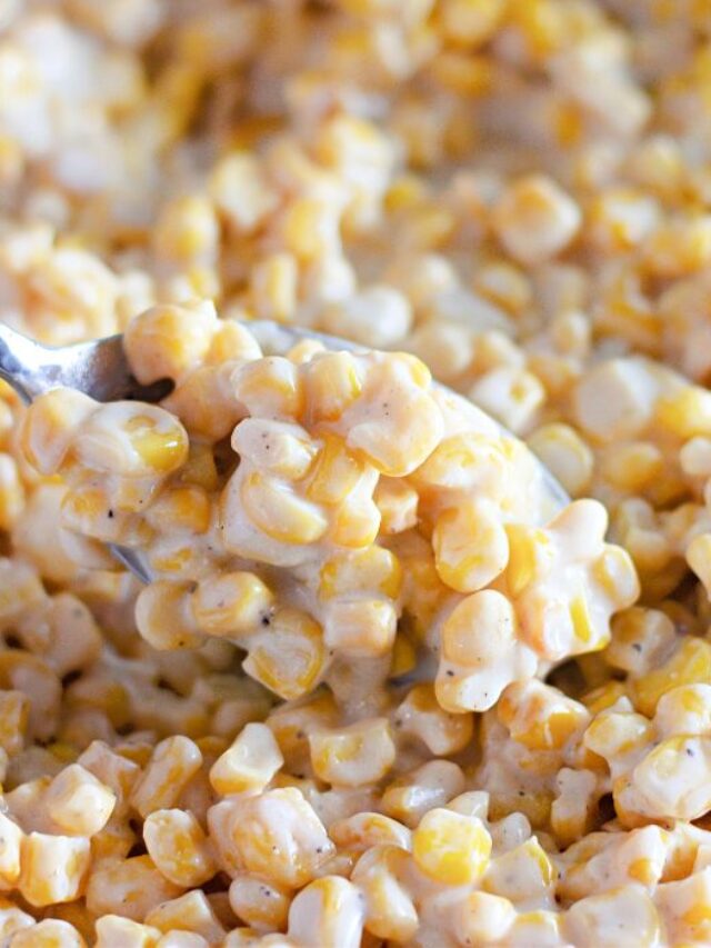 Creamy Skillet Corn with Cream Cheese Story • Bake Me Some Sugar