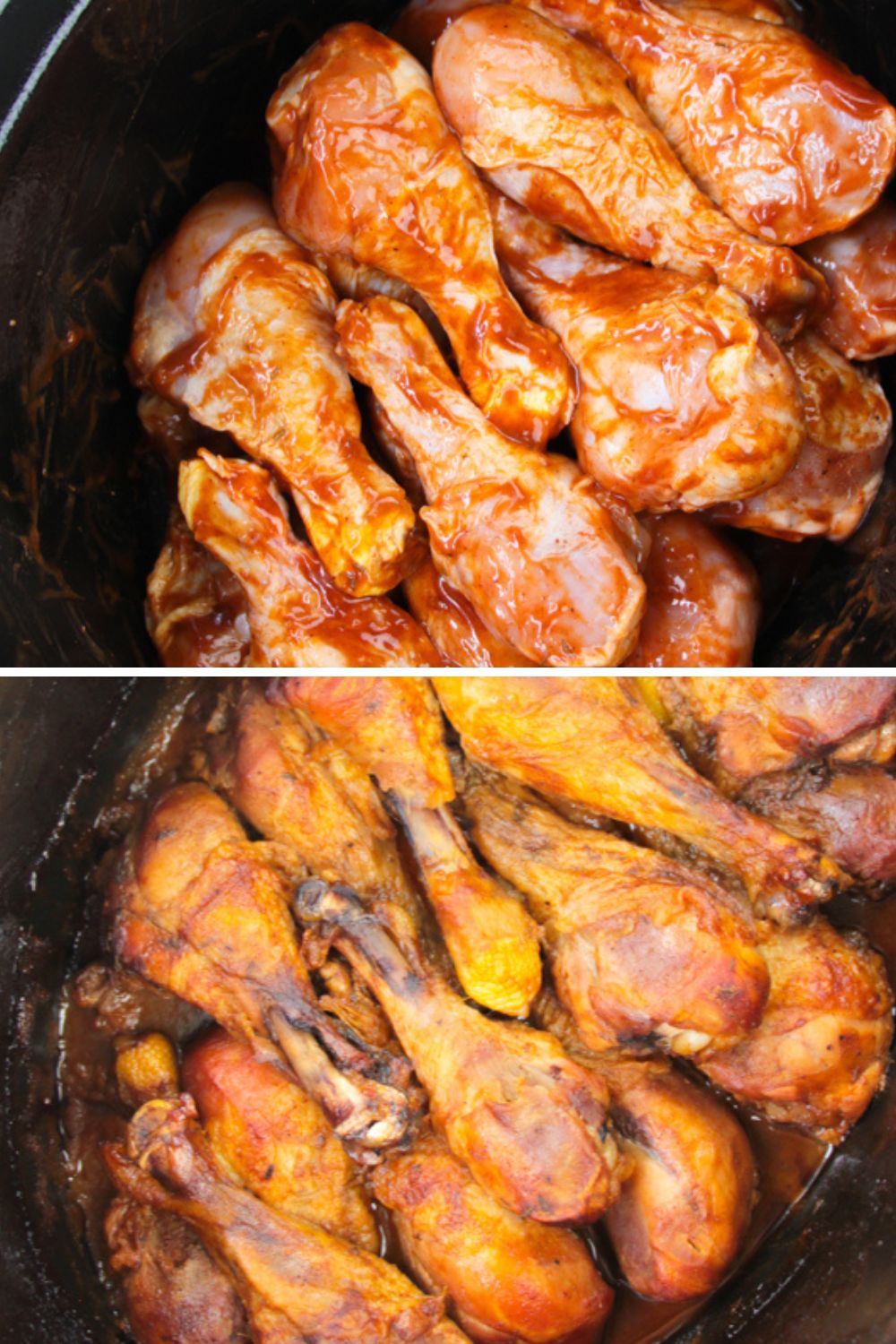 BBQ Chicken Legs Crock Pot (3 Ingredients) • Bake Me Some Sugar