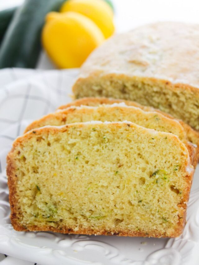 Lemon Zucchini Bread With A Lemon Glaze Story • Bake Me Some Sugar