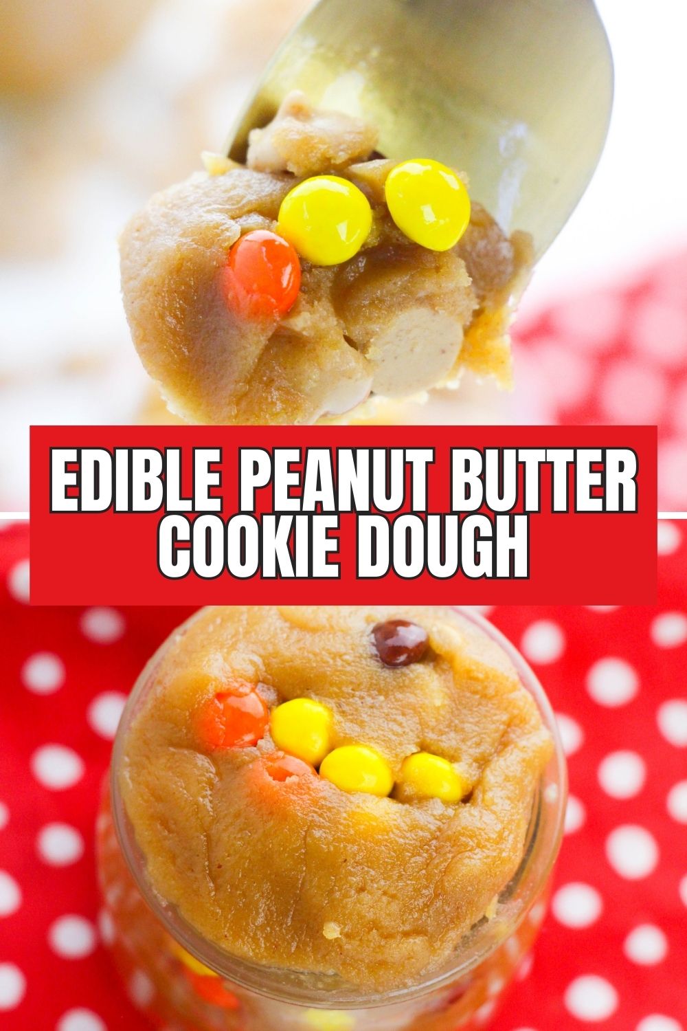 Edible Peanut Butter Cookie Dough • Bake Me Some Sugar