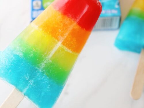 Easy Jello Popsicles (Drip-Free Freezer Pops) - A Spicy Perspective