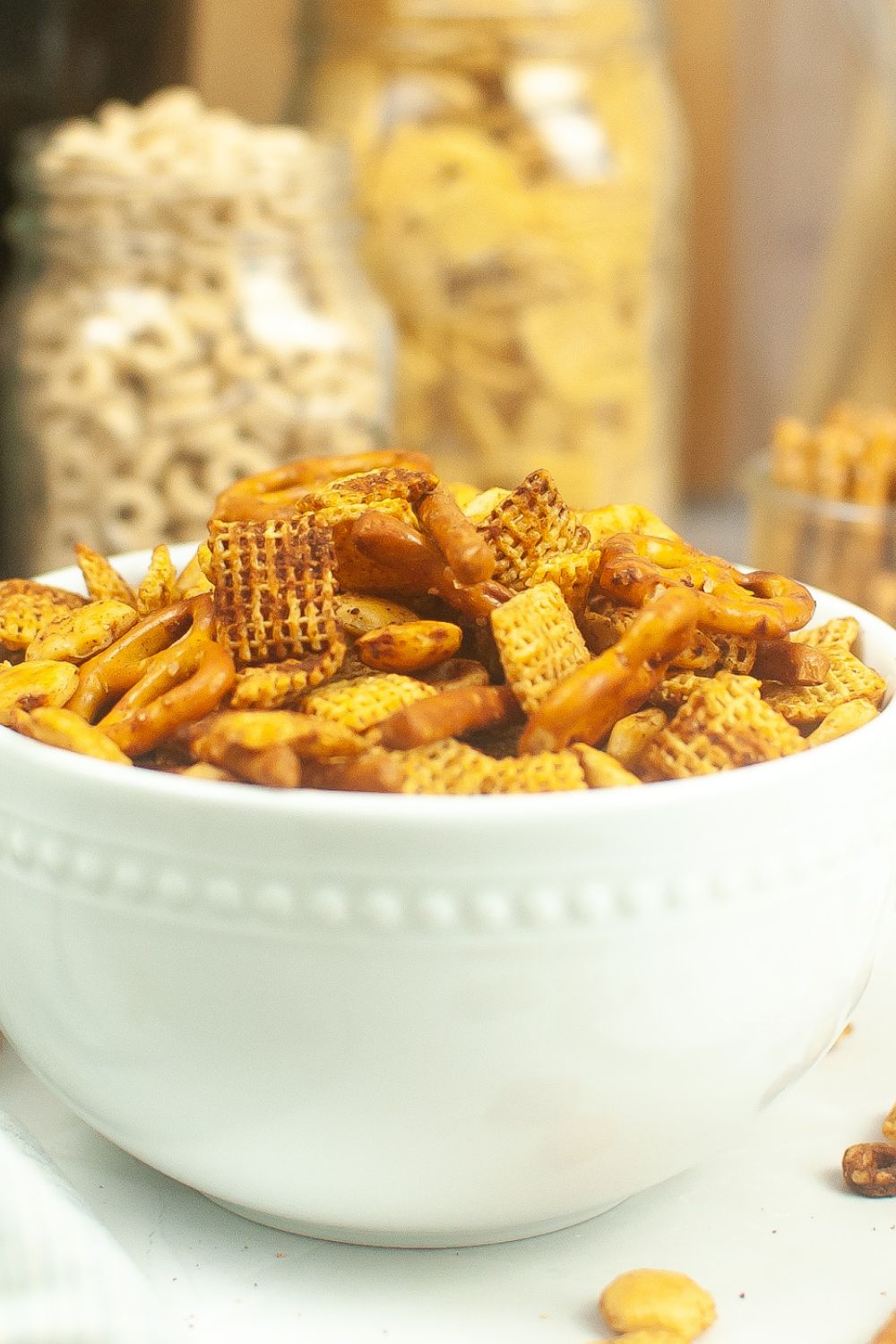 Air Fryer Chex Mix • Bake Me Some Sugar
