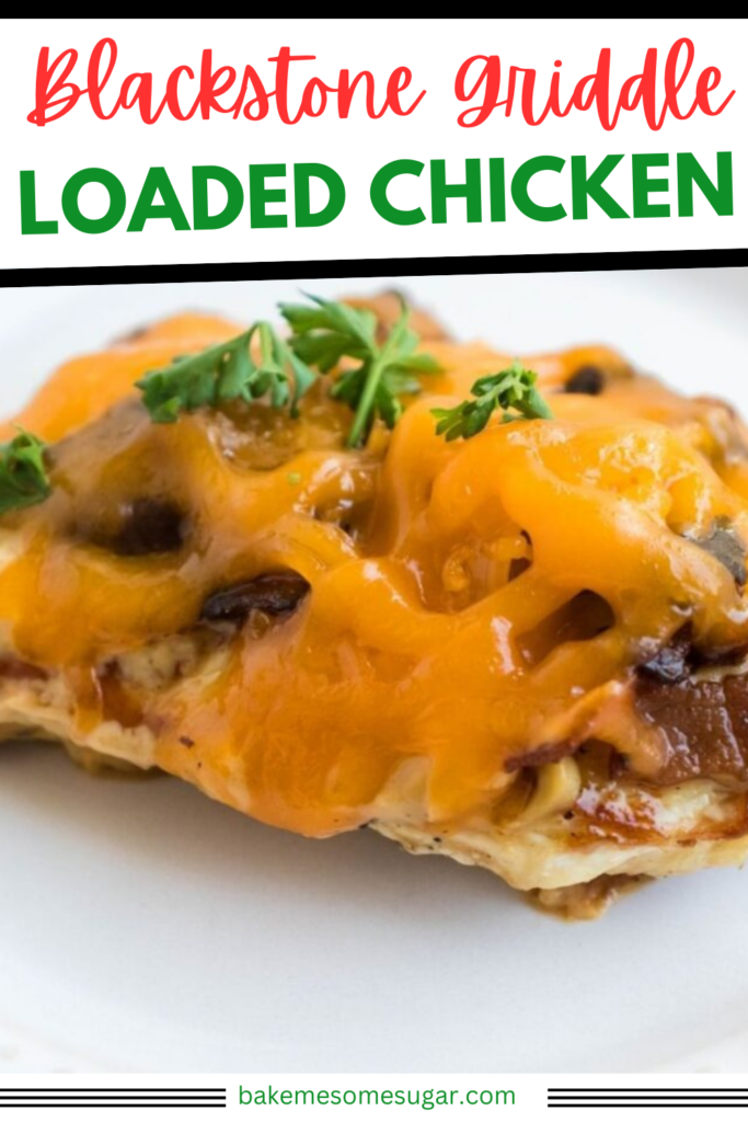 blackstone griddle chicken on plate 