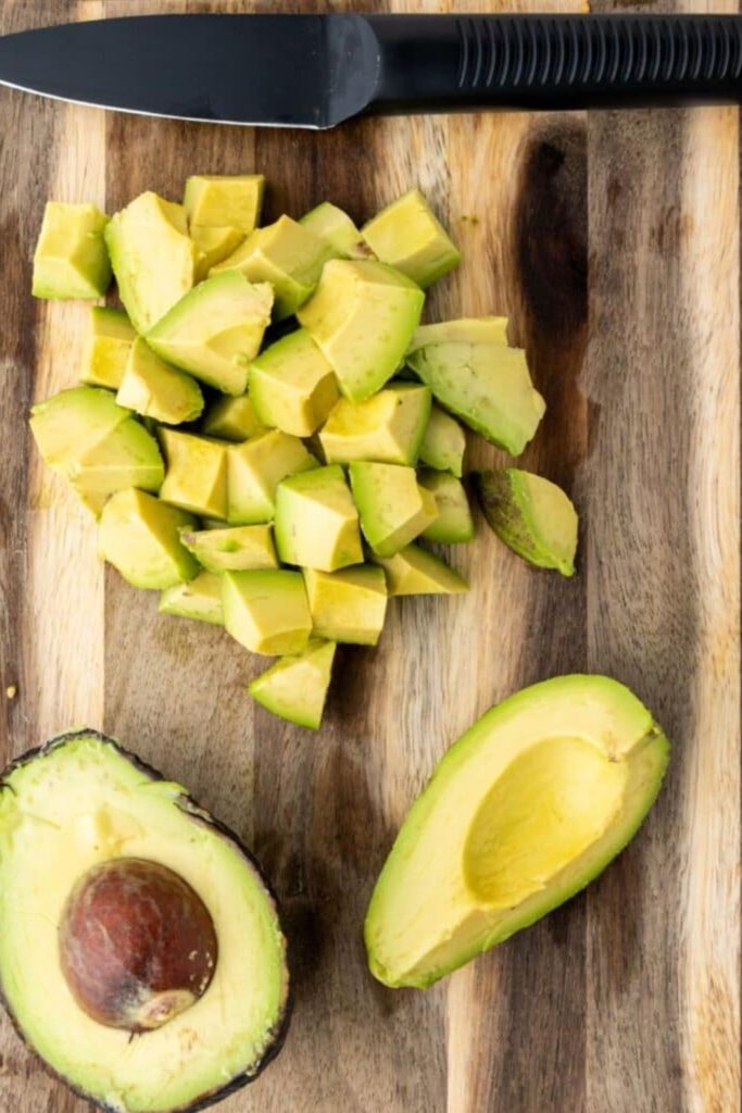 chopped avocado